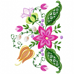 Flowers Embroidery Design 5 Flowers Embroidery Design 5